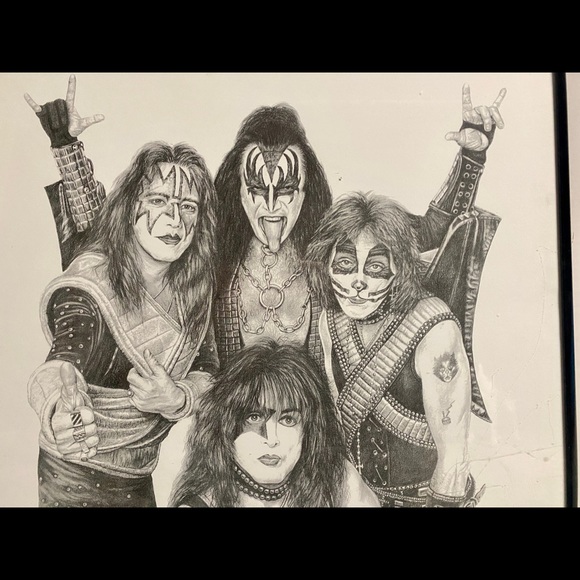 KISS band drawing | Print and Frame - Picture 5 of 5
